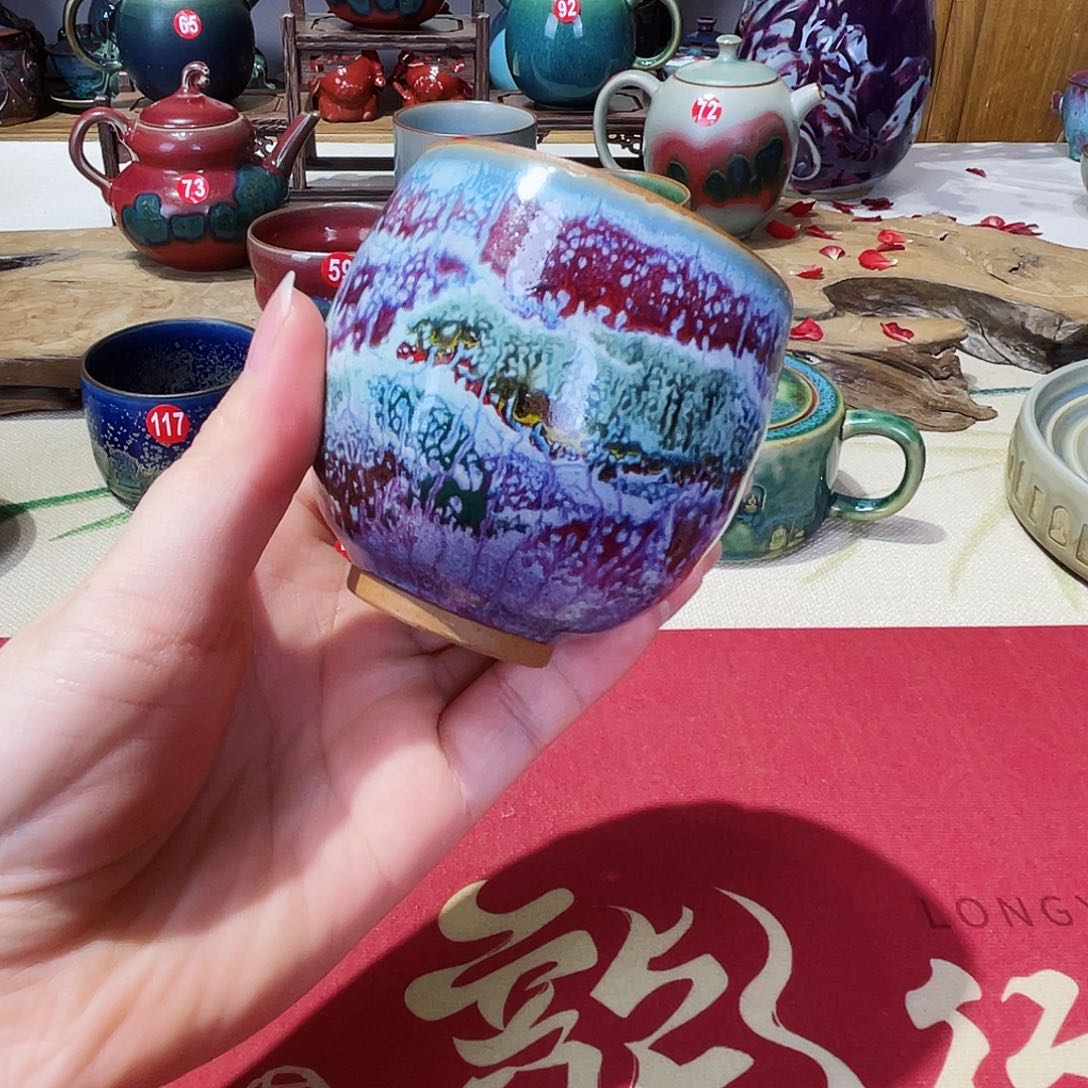 壶禹州钧瓷艺术作品