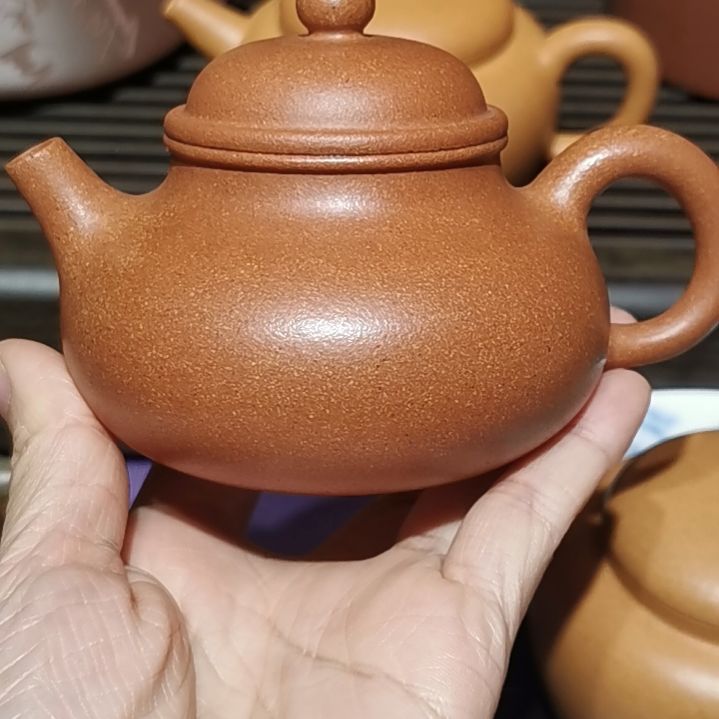 雷***洛茶杯紫砂容天壶半手工