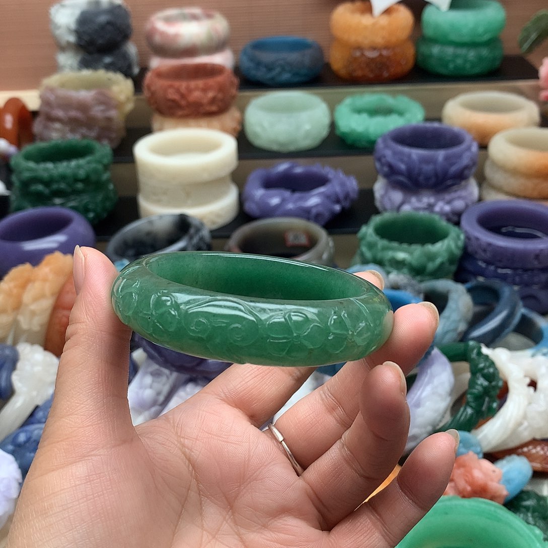 毛衣链未镶嵌石英质玉