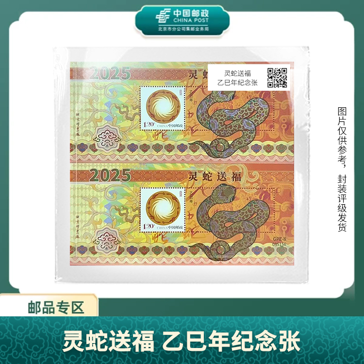 中国邮政-GPZ-8 2025年灵蛇送福邮票合集S