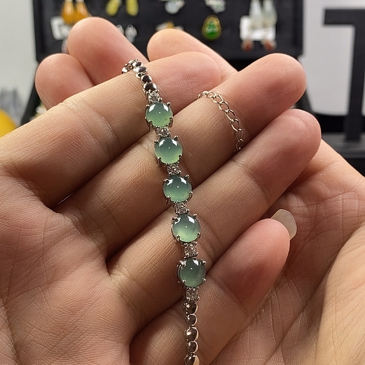 翡翠未镶嵌手链手链