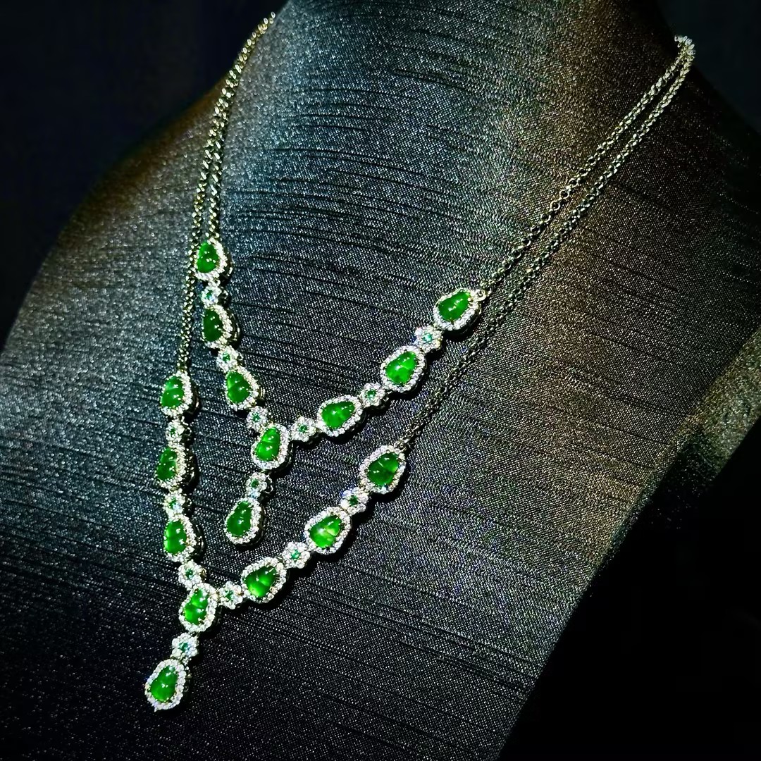 【CH】翡翠葫芦DIY项链（多样性发其一）