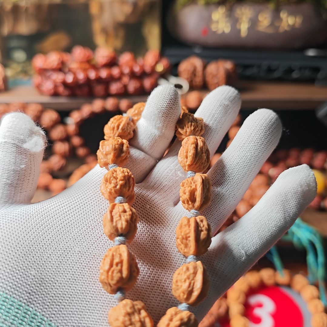 文玩核桃手串金蟾蛤蟆头手持嵩山蛤蟆头手串