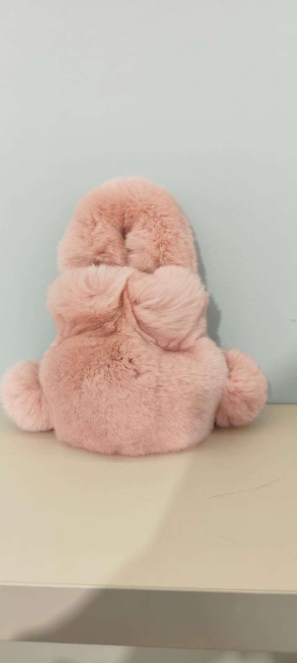 进口水貂皮真毛包包可爱卡通毛绒包女包（直播间链接）