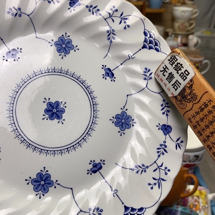 摆件天**蓝陶瓷哈哈哈哈哈