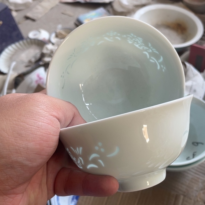 瓷碗景德镇高温细白瓷