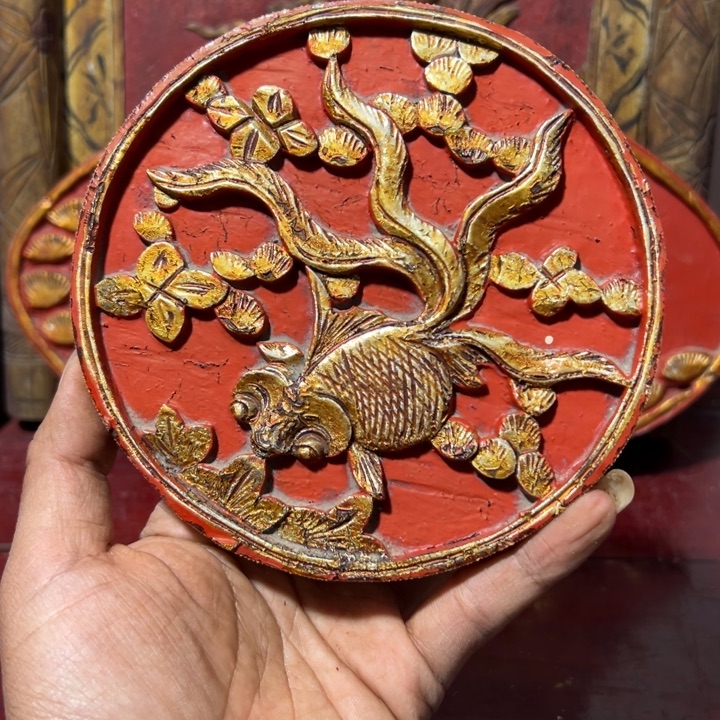 闽***术木木雕工艺品摆件