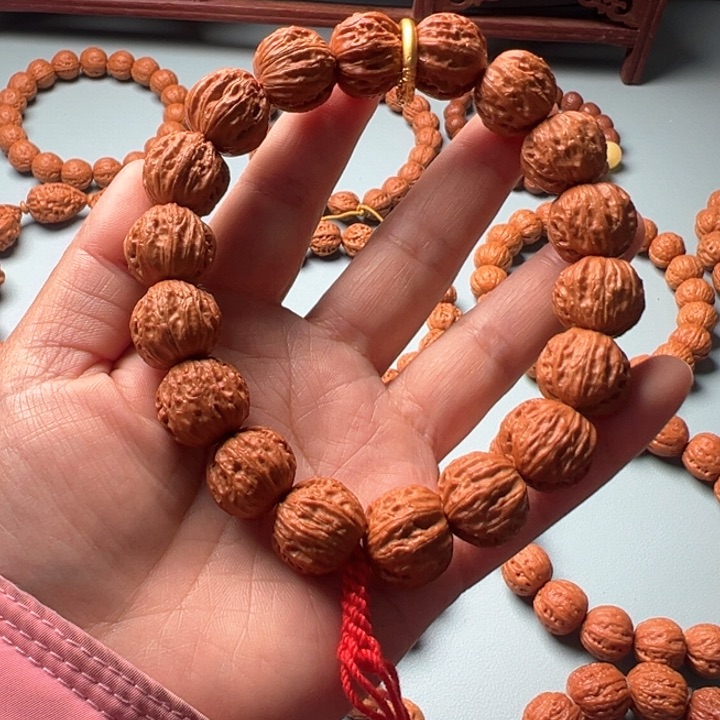 文玩核桃吊坠章*凡野生小核桃