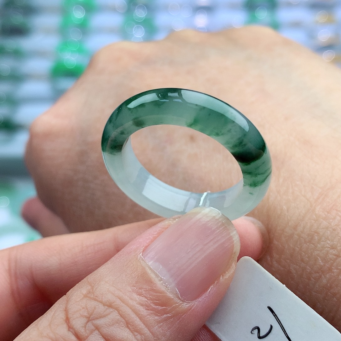 未镶嵌戒指翡翠21号