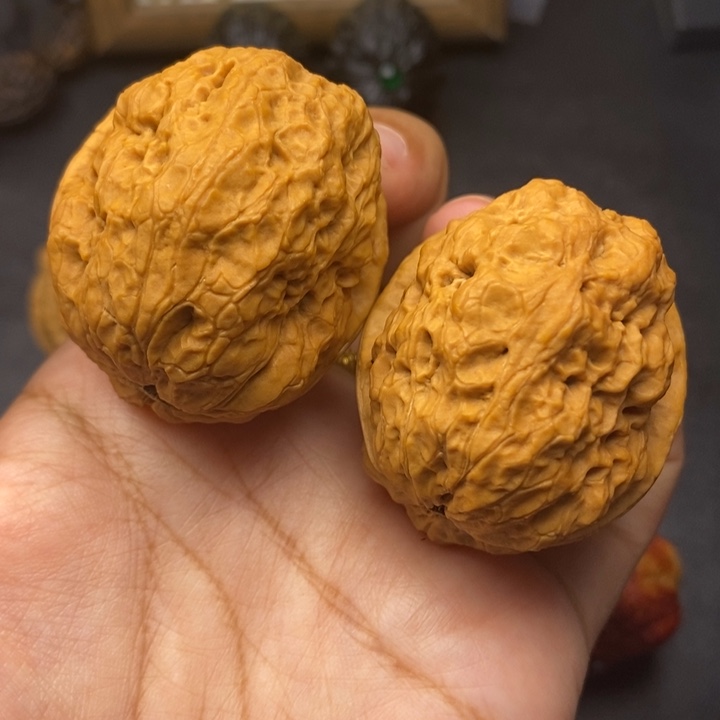 把件文玩核桃43尺金蟾王