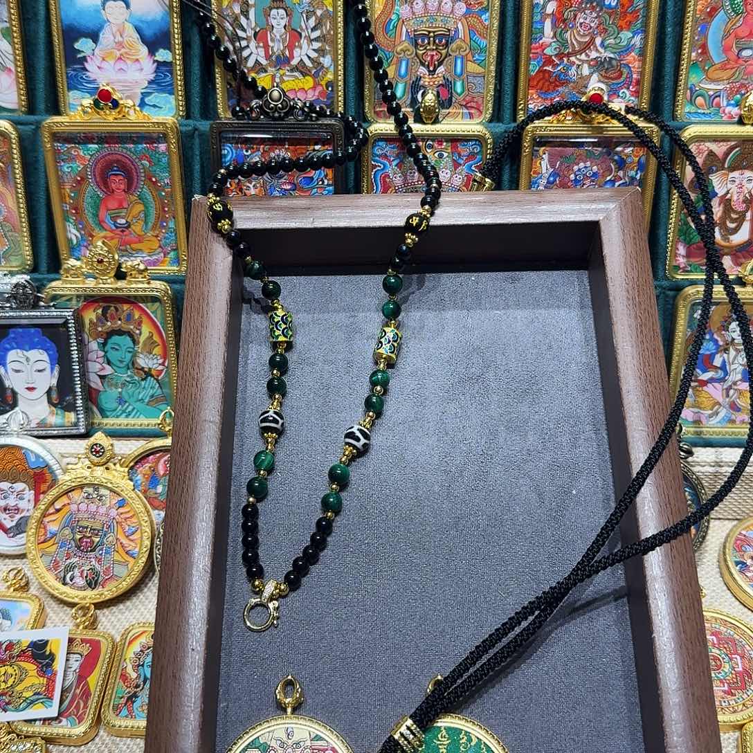 吊坠热贡纯手绘唐卡非遗文化