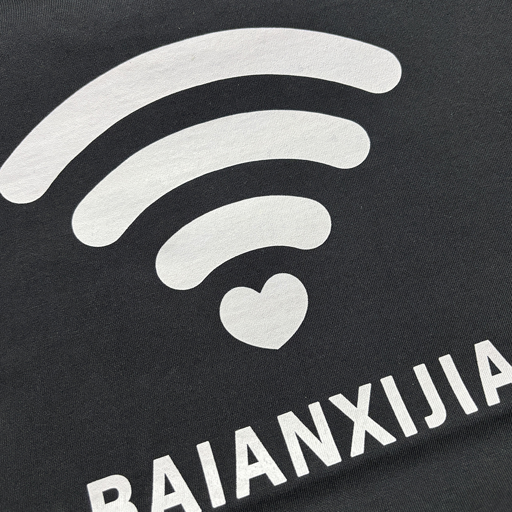 拜安西加BAIANXIJIA男女宽松休闲重磅T恤打底衫/Wi-Fi