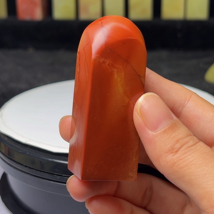 青田石印石镇矿红花2.3/2.3/6.6