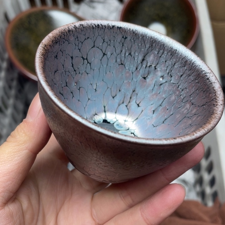 茶盏建窑建盏主人杯 微瑕