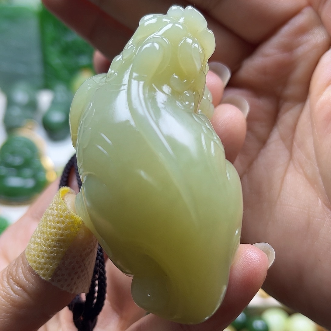 和田玉手把未镶嵌