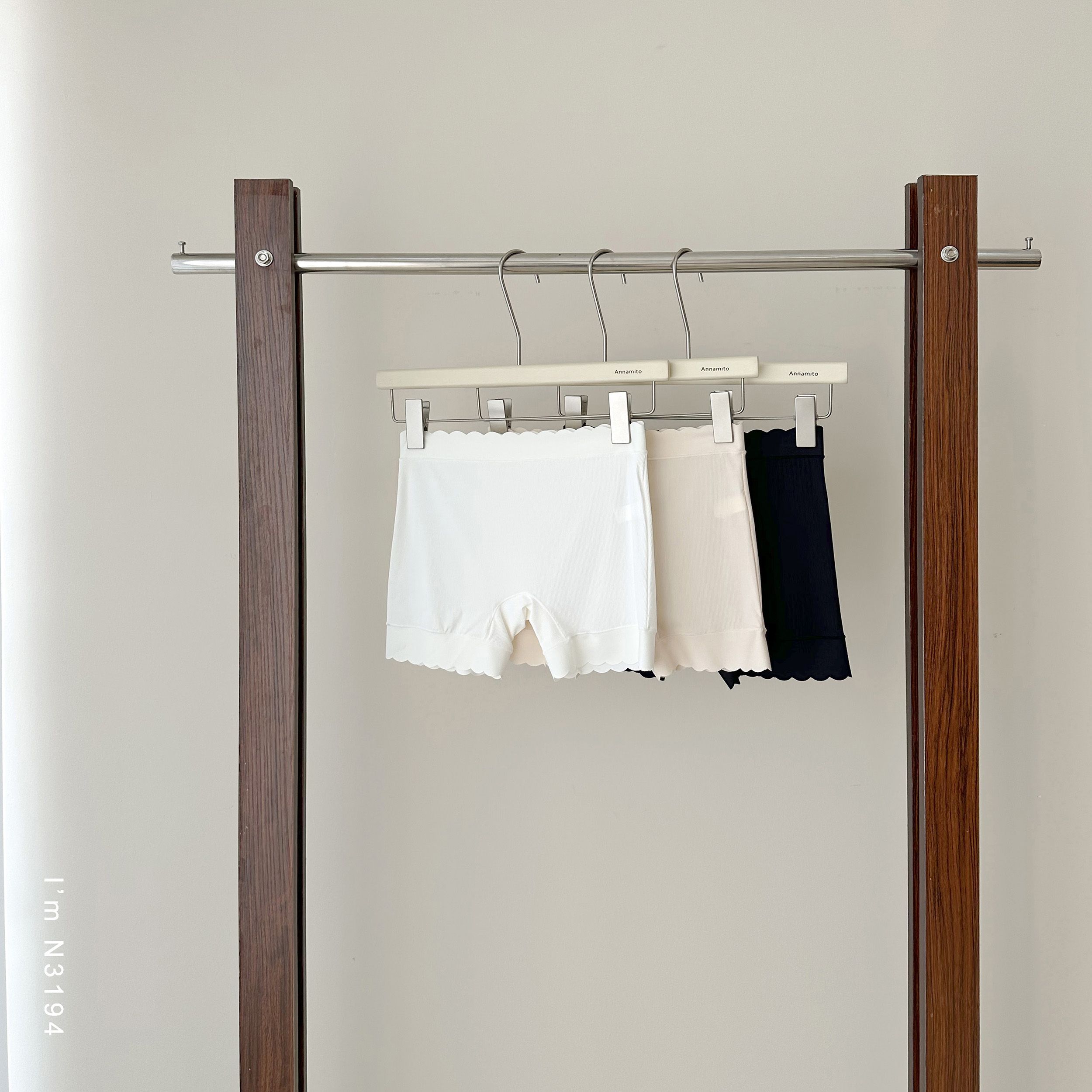 无痕零束缚弹力冰丝二合一内裤+安全裤三条装N3194