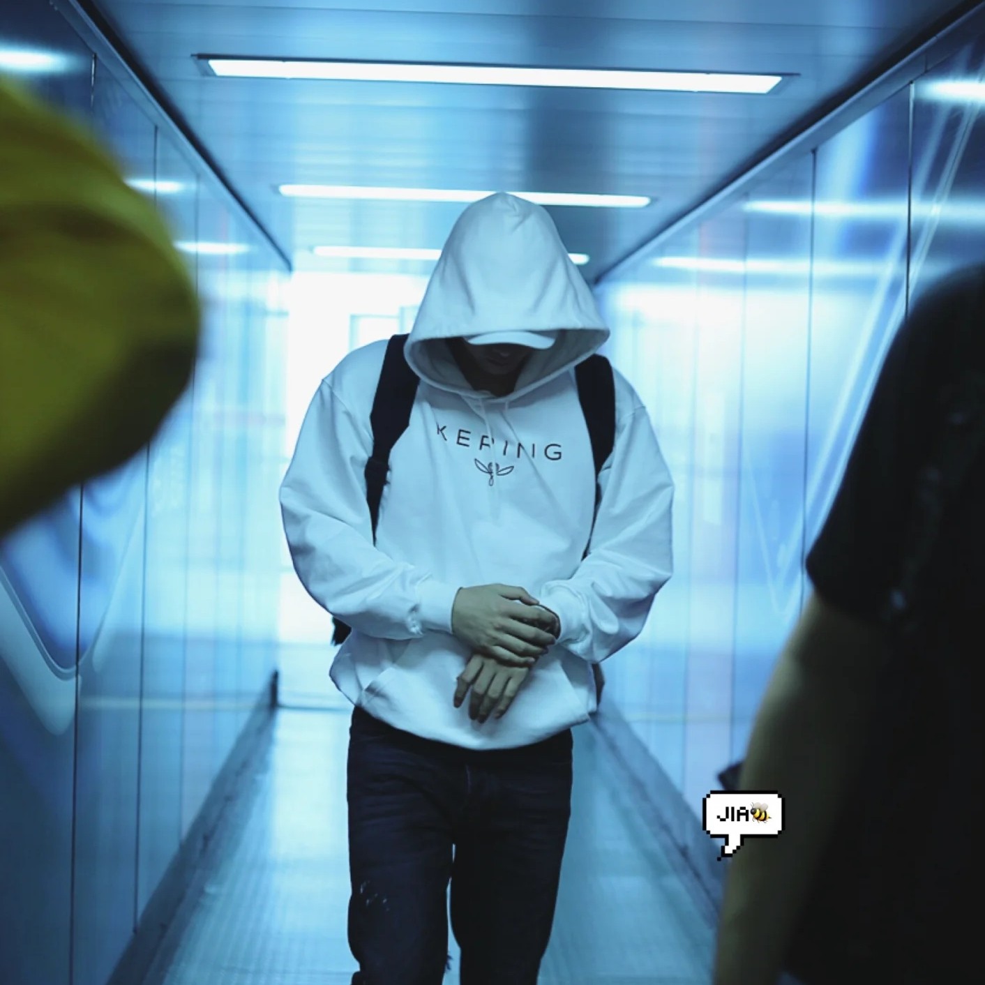 99新 Balenciaga/巴黎世家 A0088/胸口字母卫衣/OS版型M码