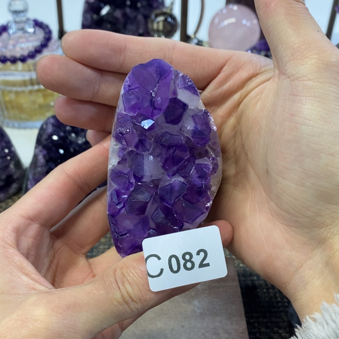 紫晶摆件摆件未镶嵌
