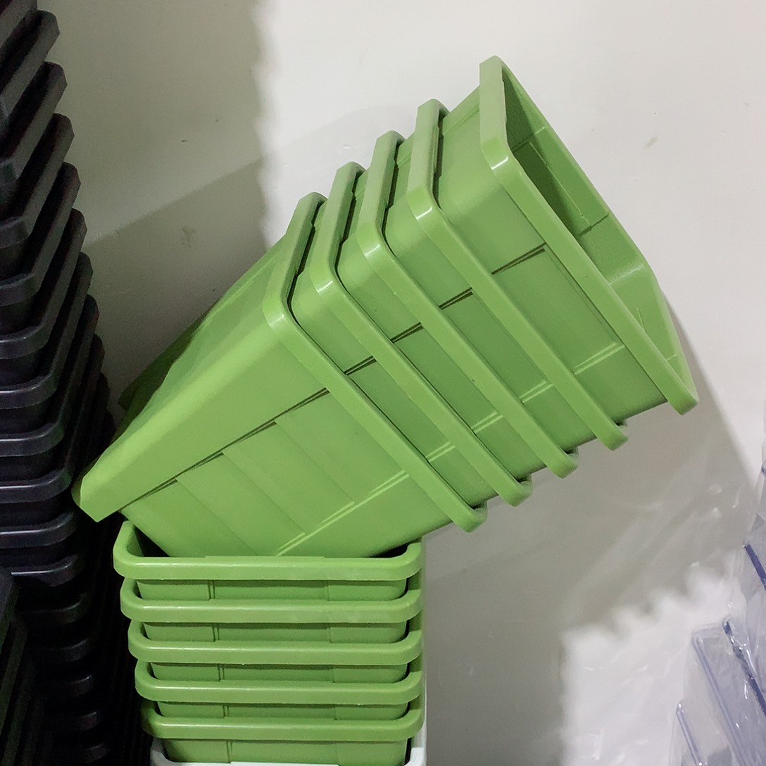 树脂方口16果绿5个无托