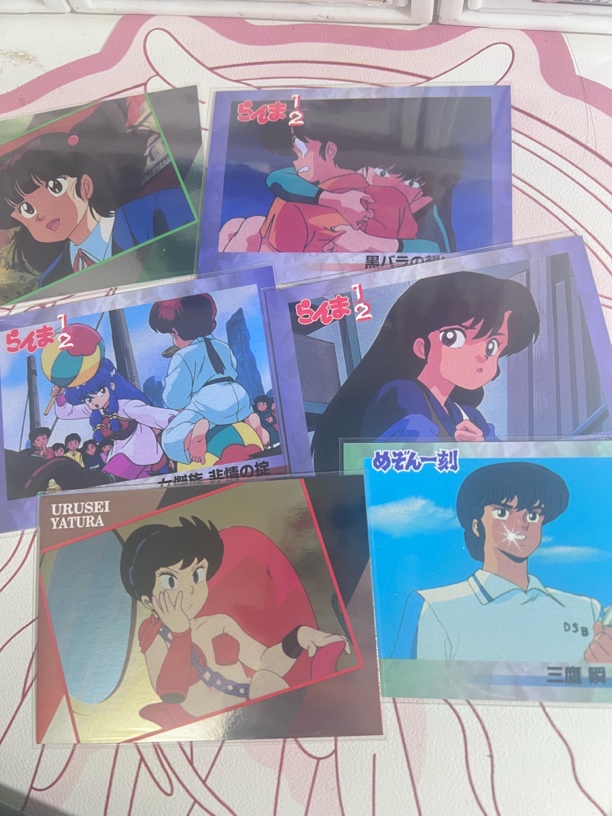 【呀呀】（两单包邮）高桥留美子多IP中古收藏卡 福星小子 乱马1/2