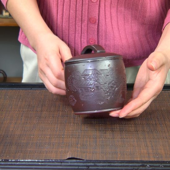 茶杯紫砂高货放漏
