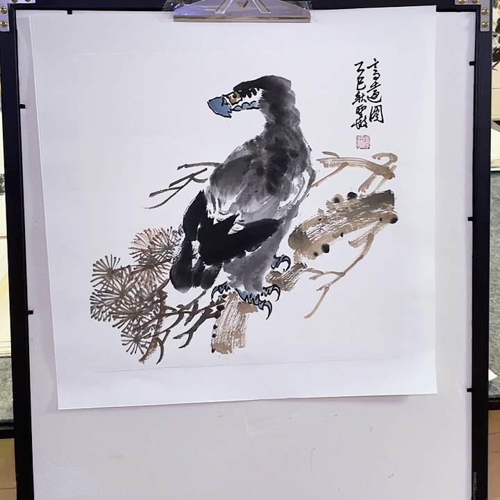 国画张圣敏先生纯手绘作品