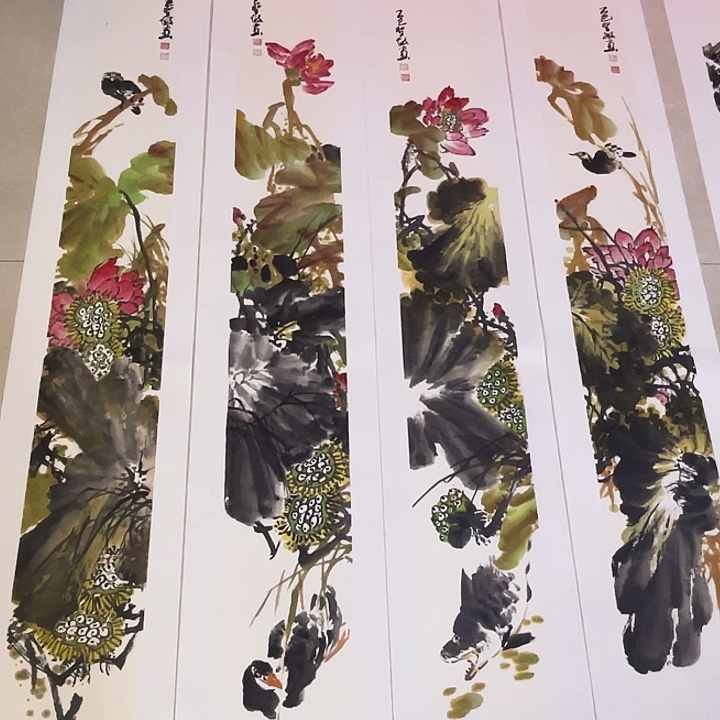 国画张圣敏先生纯手绘作品