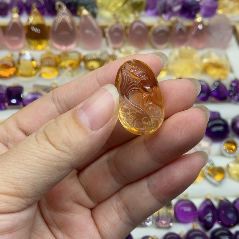 【闪购商品】水晶水晶吊坠未镶嵌