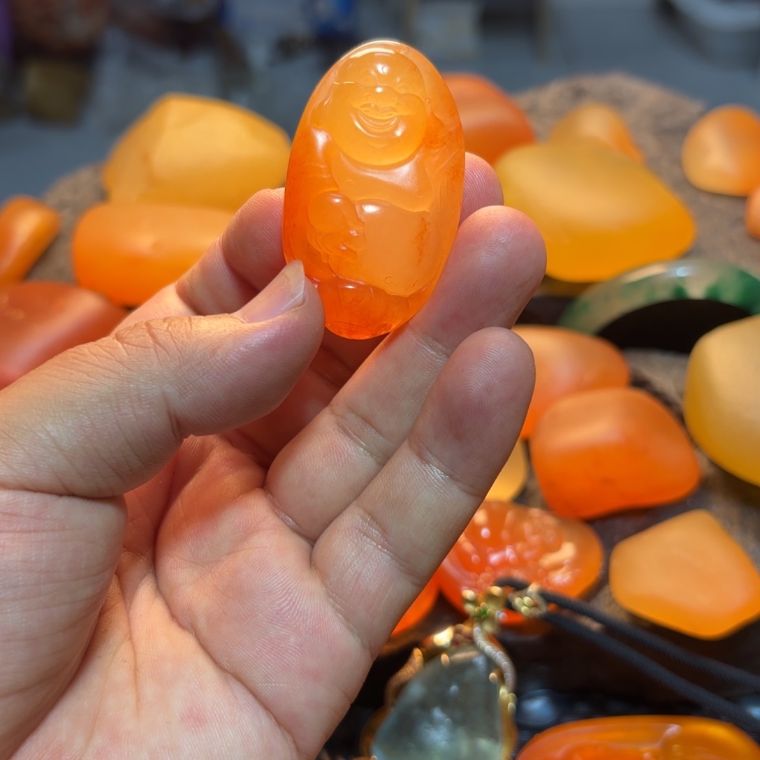 黑***龙石英岩玉挂件未镶嵌