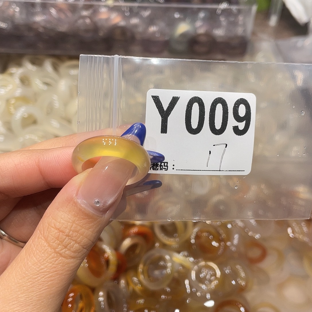 玛瑙/玉髓未镶嵌戒指009