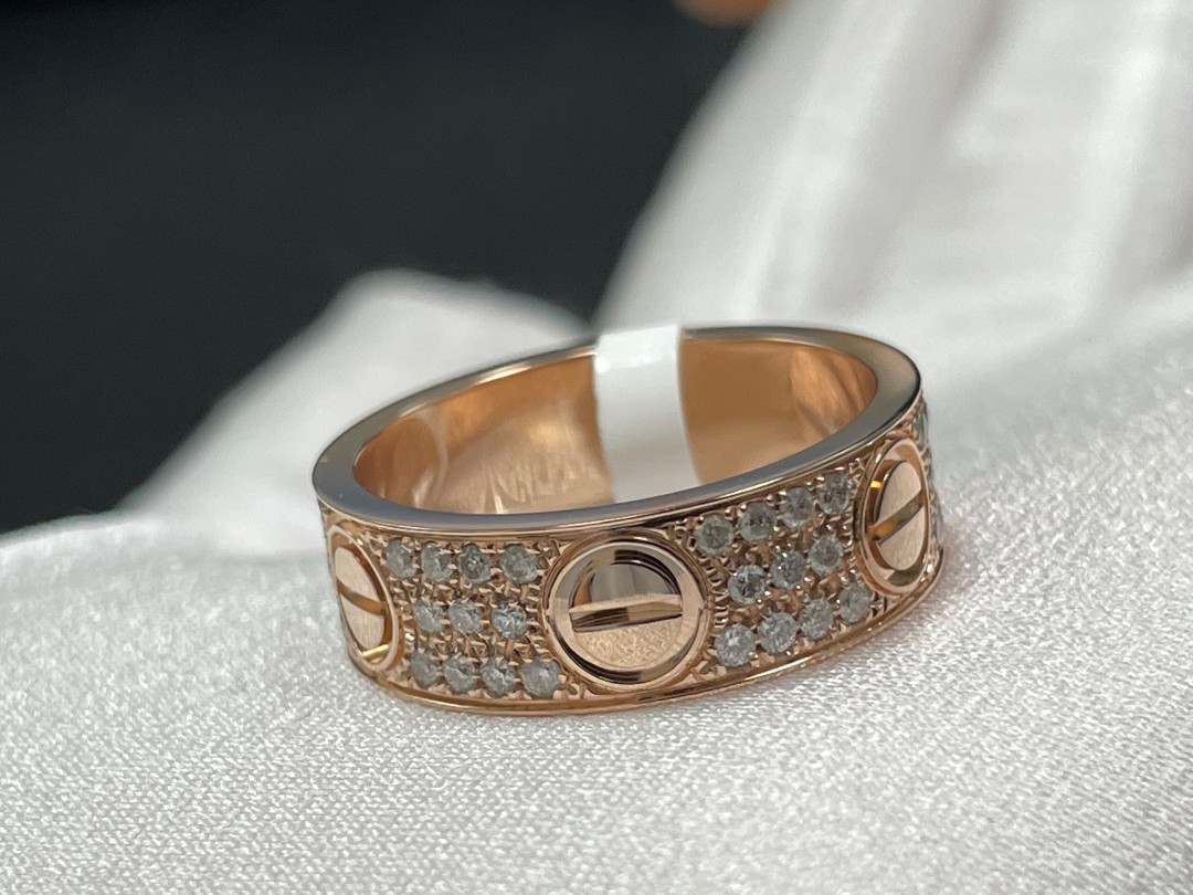 （双11）18k金满天星戒指宽版   多样性发一件