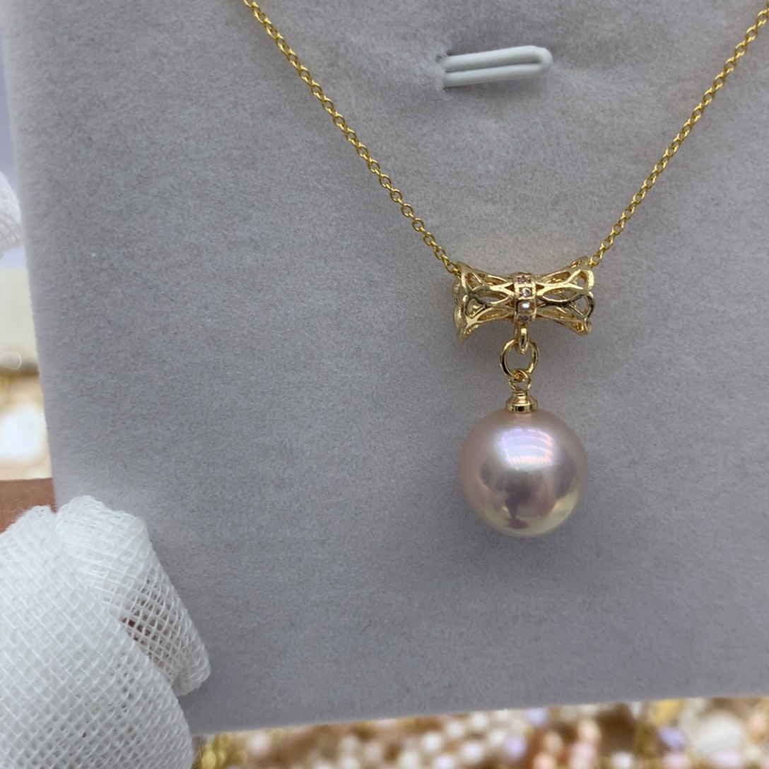 淡水珍珠合金颈饰
