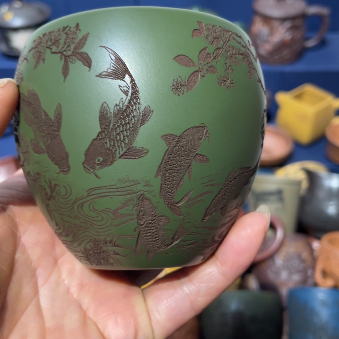 原矿紫砂手工主人杯