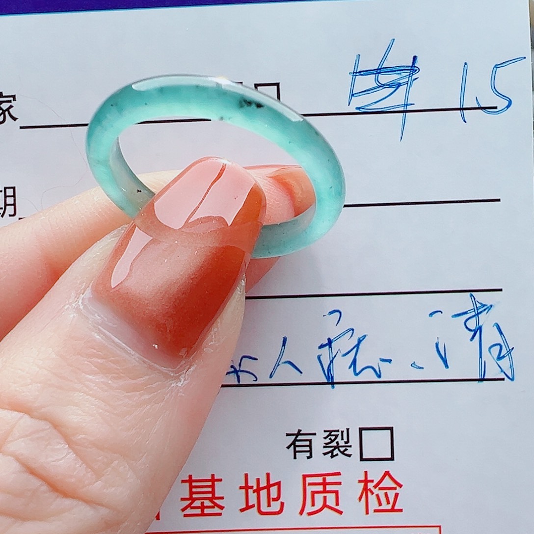 翡翠未镶嵌戒指戒圈