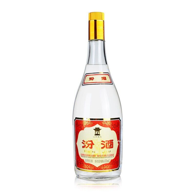 汾酒将军黄盖汾（裸瓶装）清香型白酒55度950ml