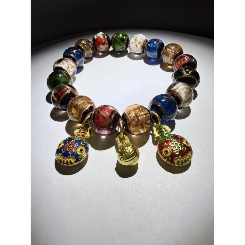 非金属玻璃手链 非金属玻璃手链 DG1252-香灰琉璃手串