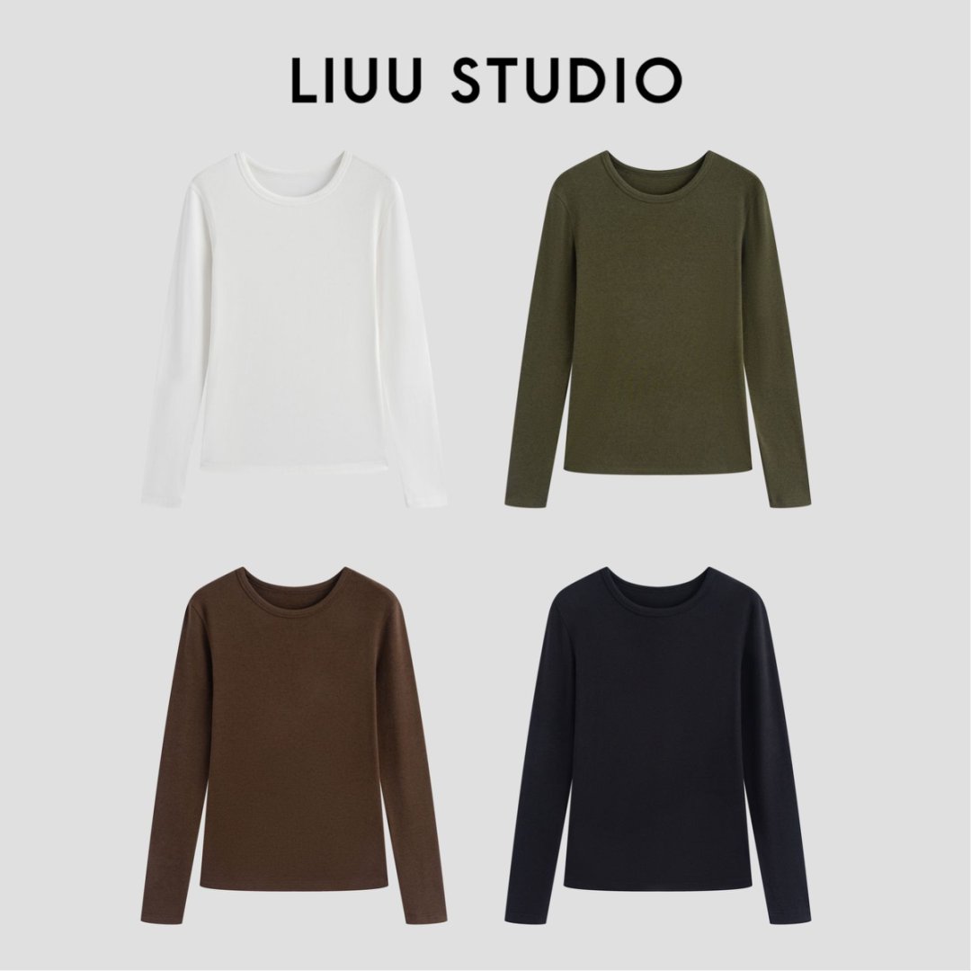 【LIUU】2025秋冬新品 | 圆领四色打底衫