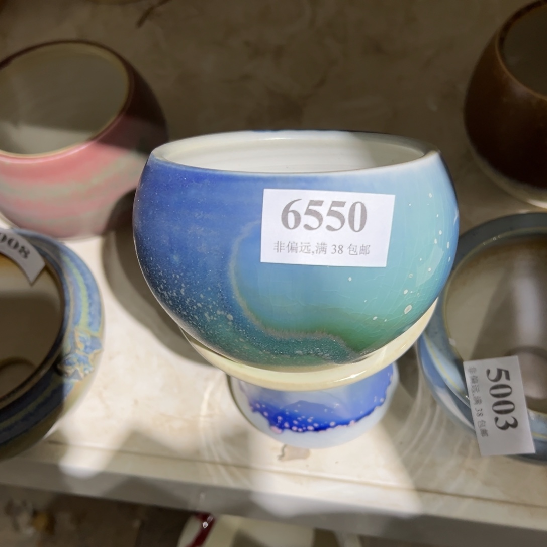 红陶口9高7 景德镇手工花盆