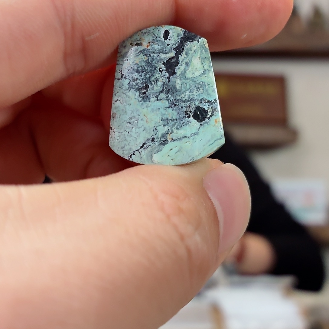 未镶嵌绿松石珠宝奇石