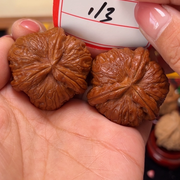 手串文玩核桃38.5全品粗筋元宝奔113