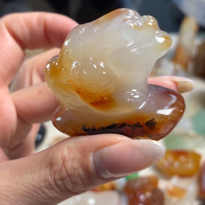 玛瑙/玉髓未镶嵌吊坠(不含链)