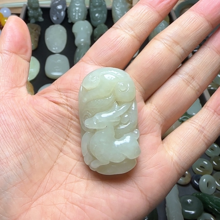 和田玉挂件未镶嵌