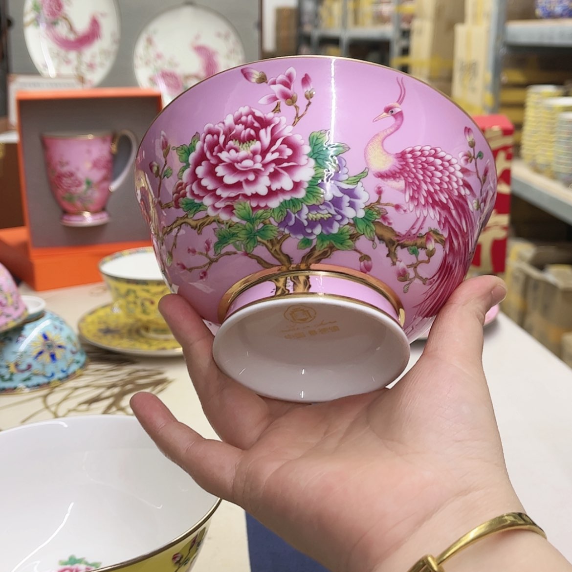 【闪购商品】骨瓷6英寸2粉。。。。。