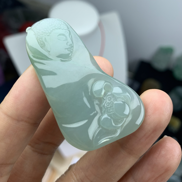 莲花悟道佛巧雕精美雕刻
