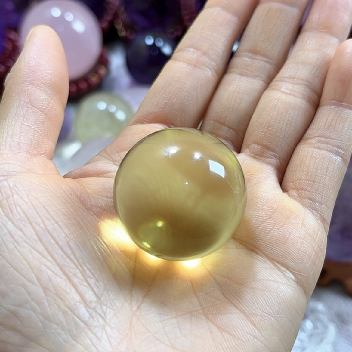 【闪购商品】水晶摆件球未镶嵌