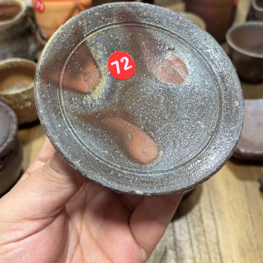 原田良二备前茶杯茶宠茶盘