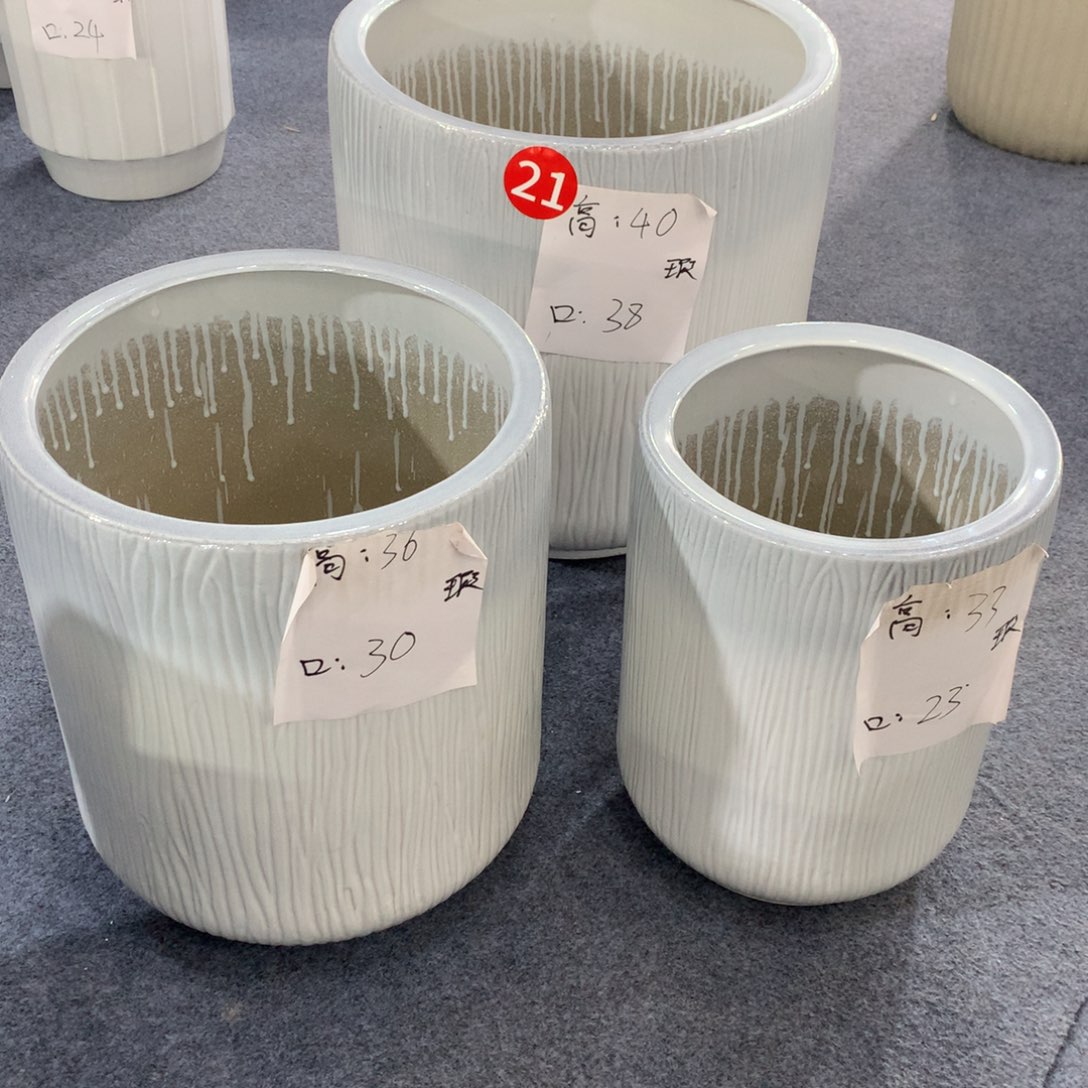 高温陶瓷花盆微瑕