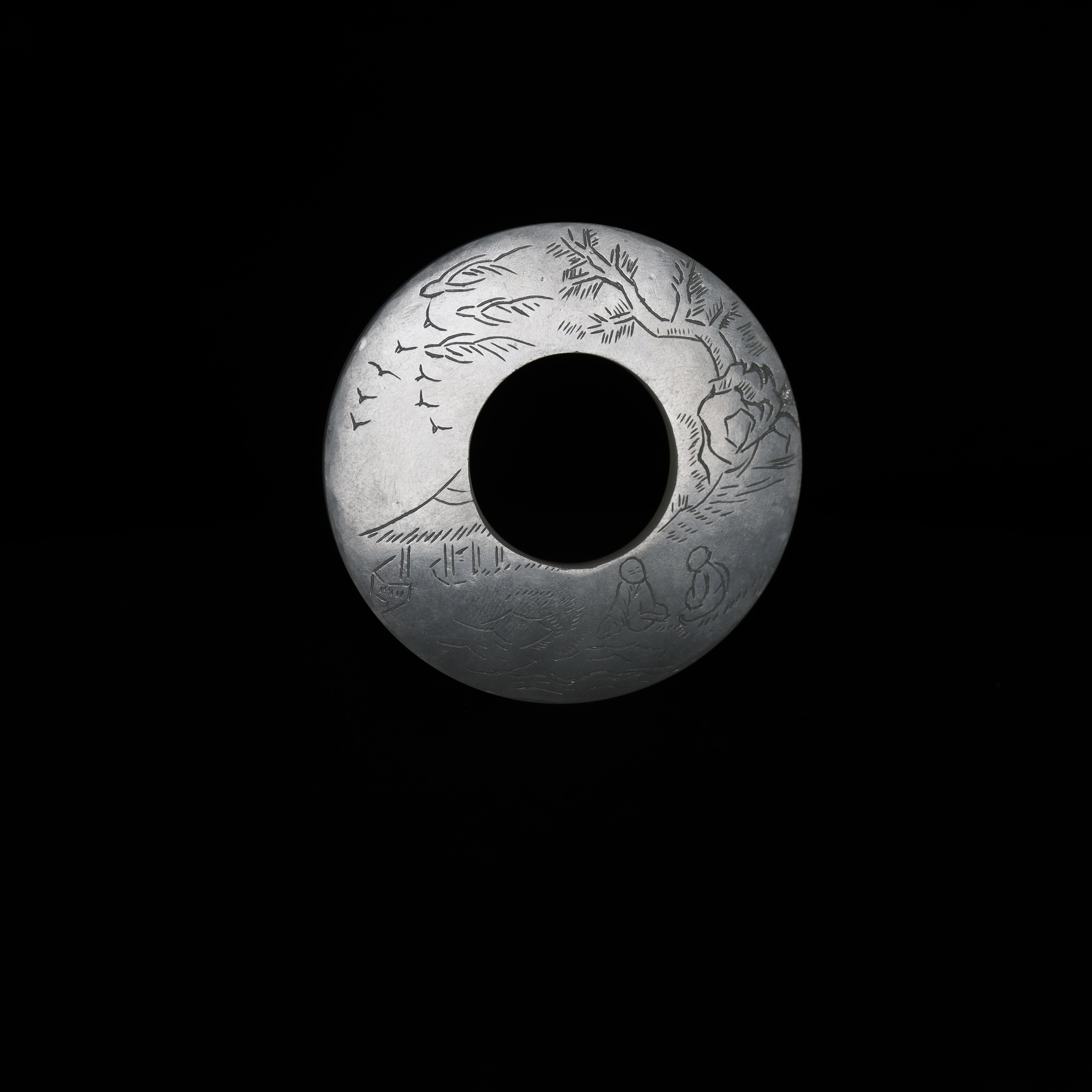 XHM-850 | 和田玉 | 清代 | 松下老人