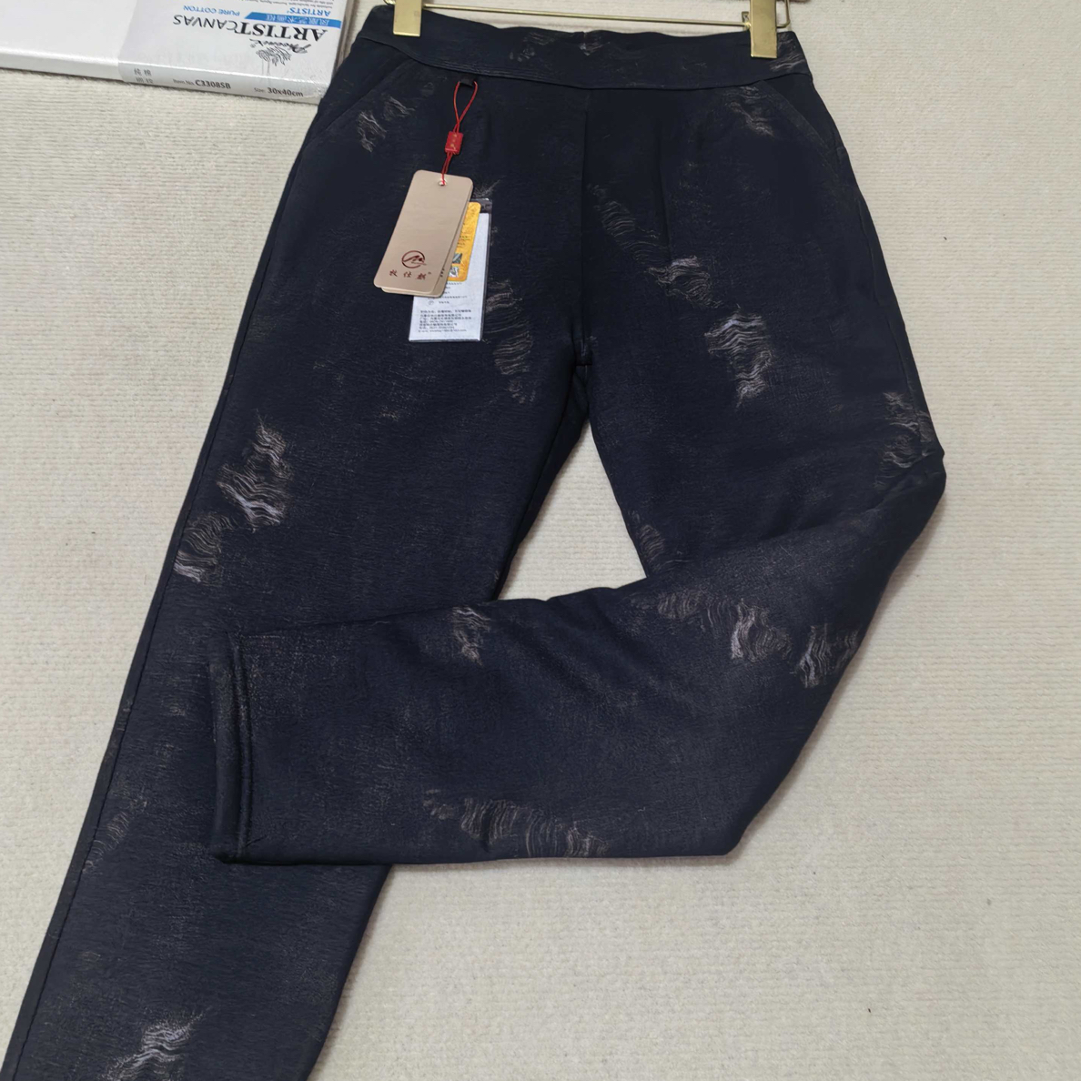 冬季必备高腰加厚加绒女驼绒棉裤保暖护膝妈妈棉裤