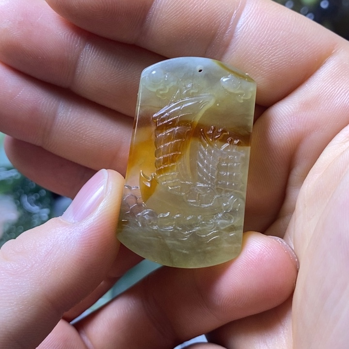 岫玉岫玉挂件未镶嵌